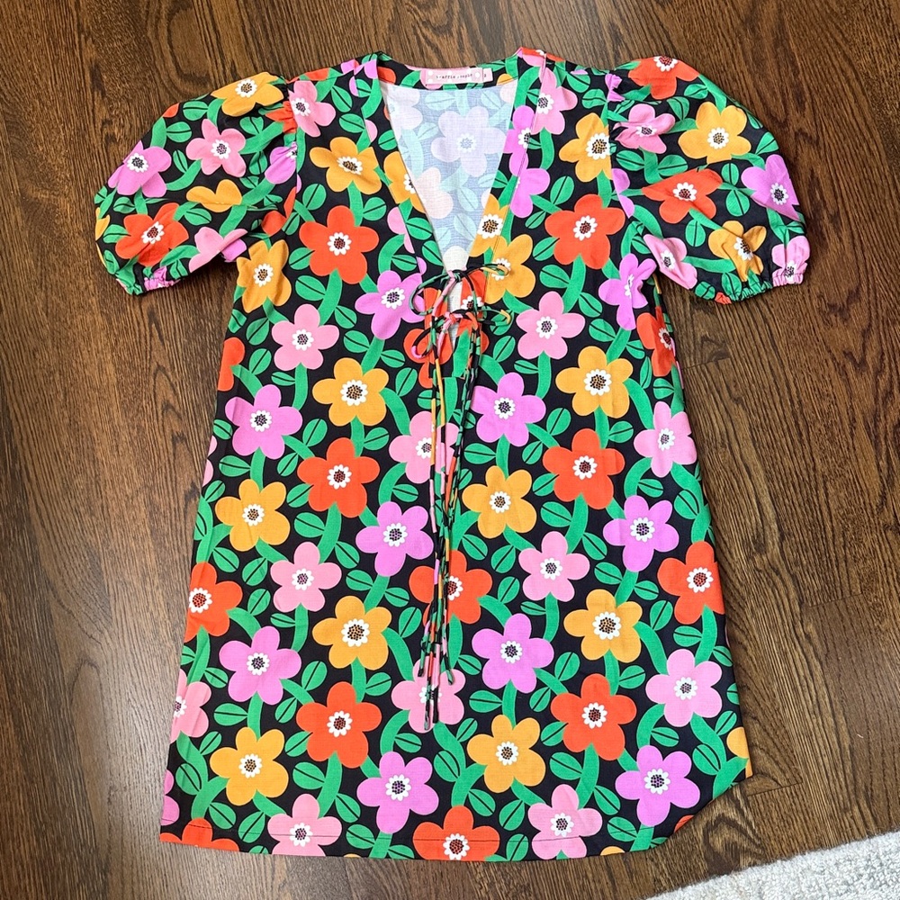 Floral Puff Sleeve Dress